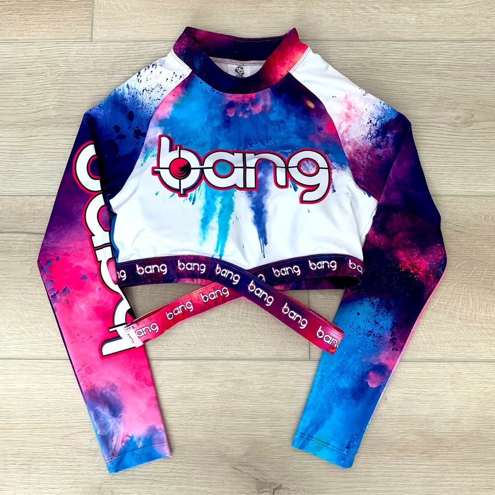 Bang Energy Long Sleeve Cropped top